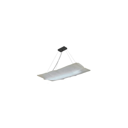 Linne 24" Wide Abstract Linear Pendant