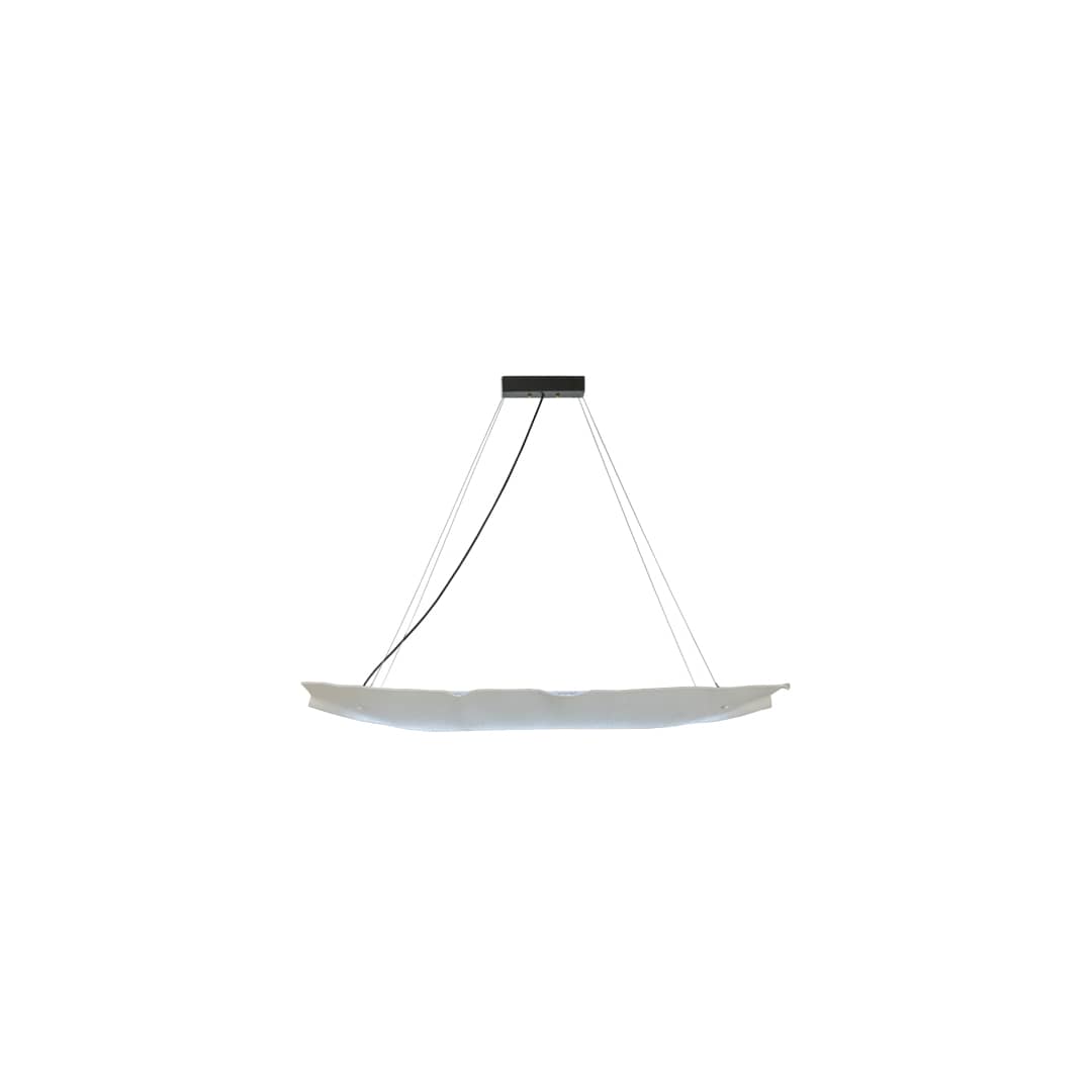 Linne 24" Wide Abstract Linear Pendant