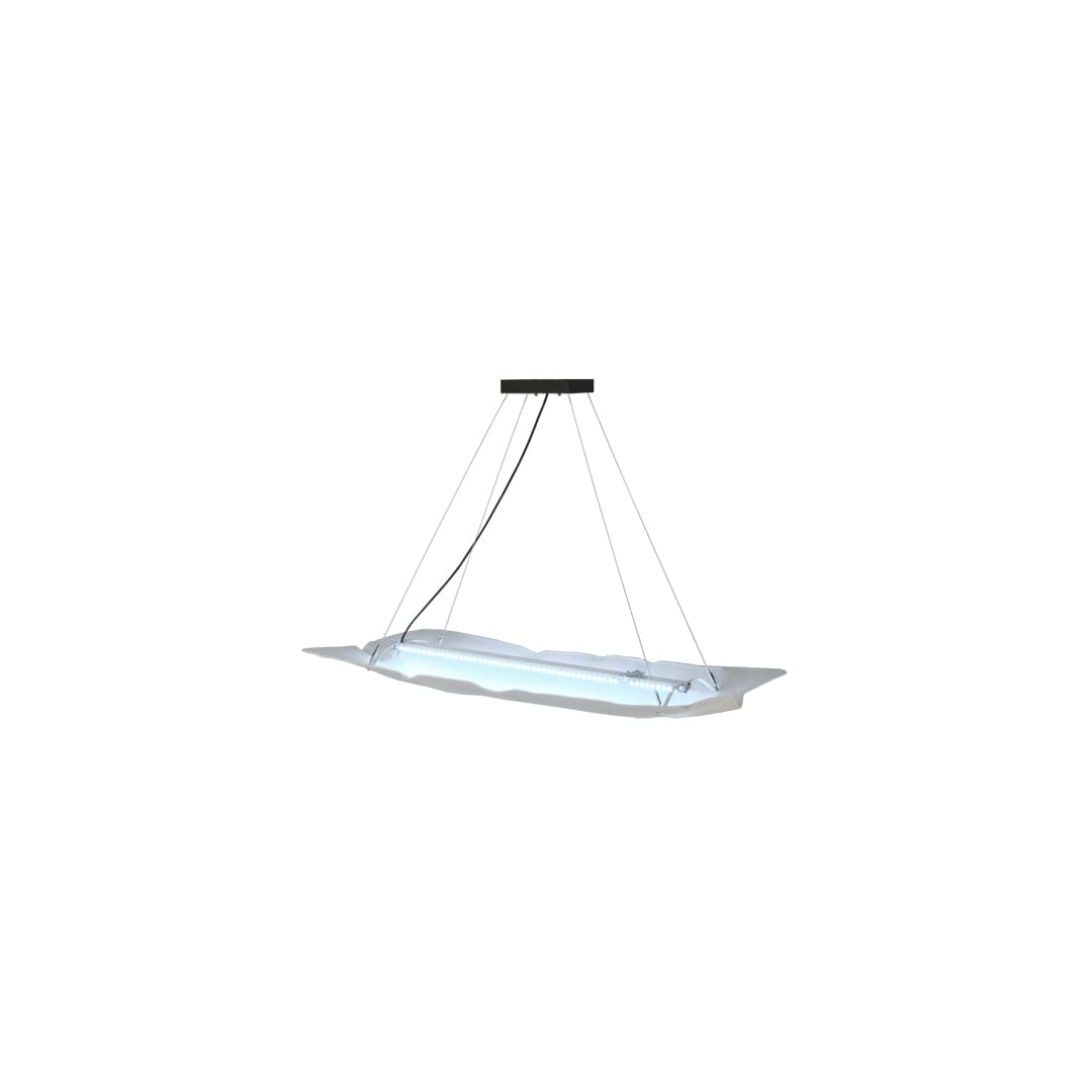 Linne 24" Wide Abstract Linear Pendant
