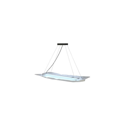Linne 24" Wide Abstract Linear Pendant
