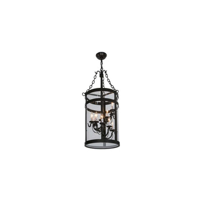 Cilindro 11 Light 15" Wide Taper Candle Pendant
