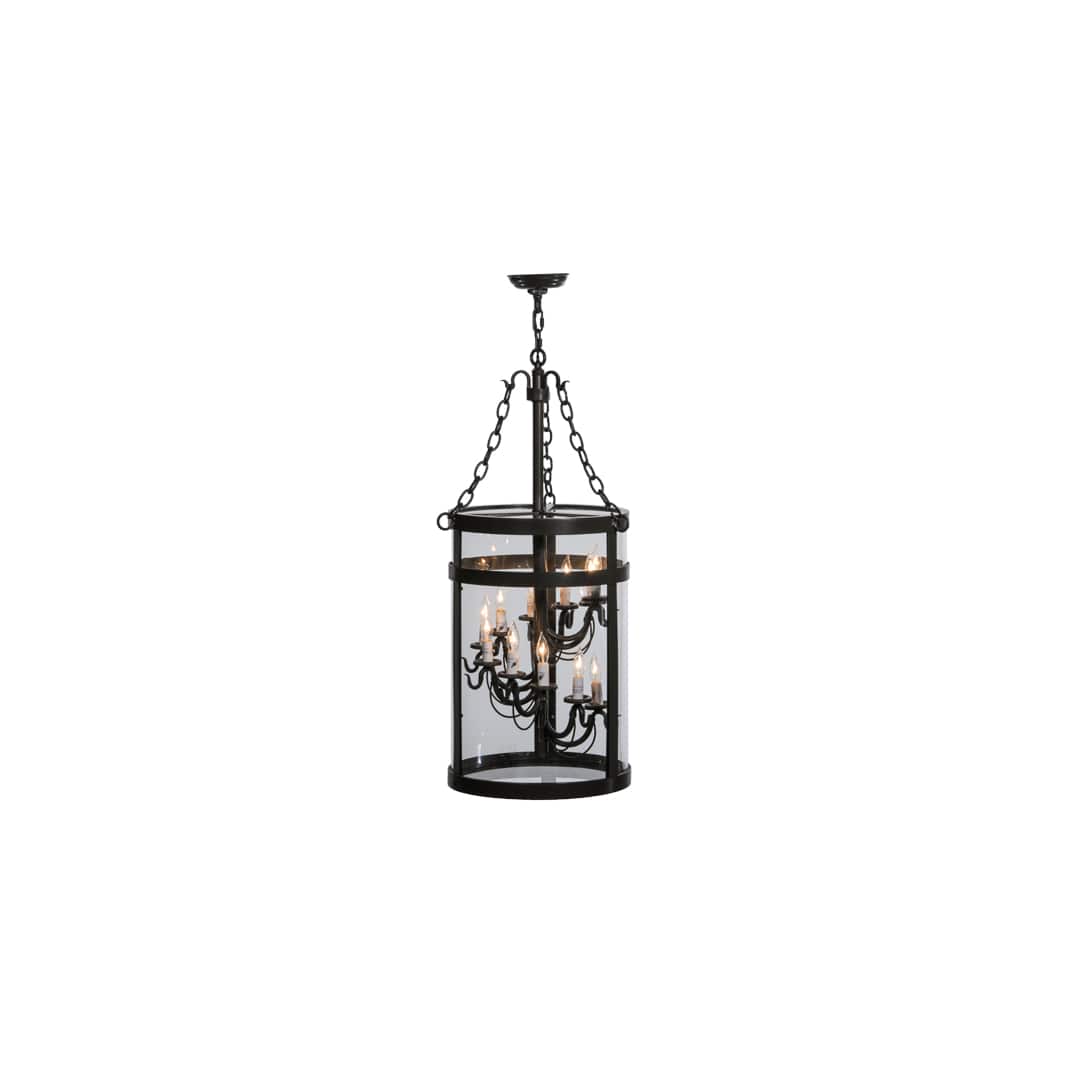 Cilindro 11 Light 15" Wide Taper Candle Pendant