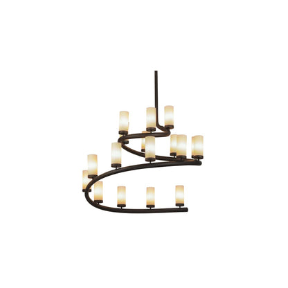 French Horn 17 Light 60" Wide Chandelier