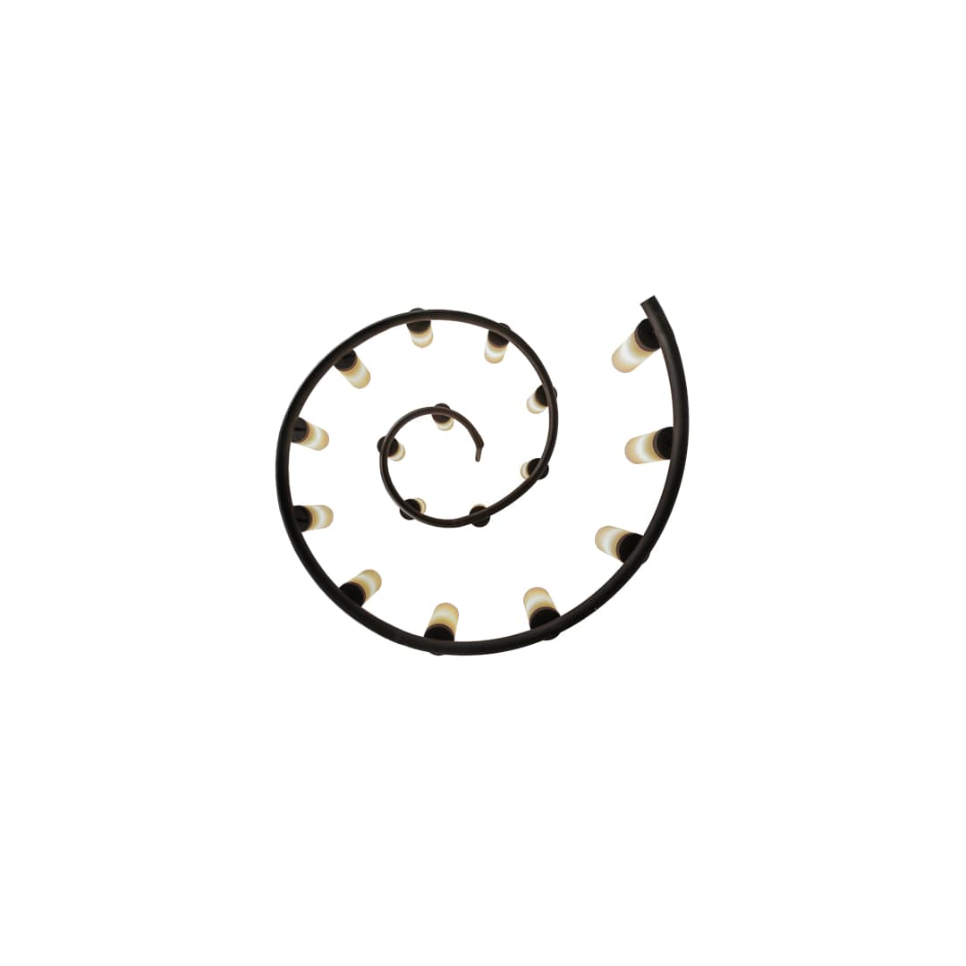 French Horn 17 Light 60" Wide Chandelier
