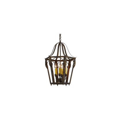 Acacia 4 Light 17" Wide Taper Candle Pendant