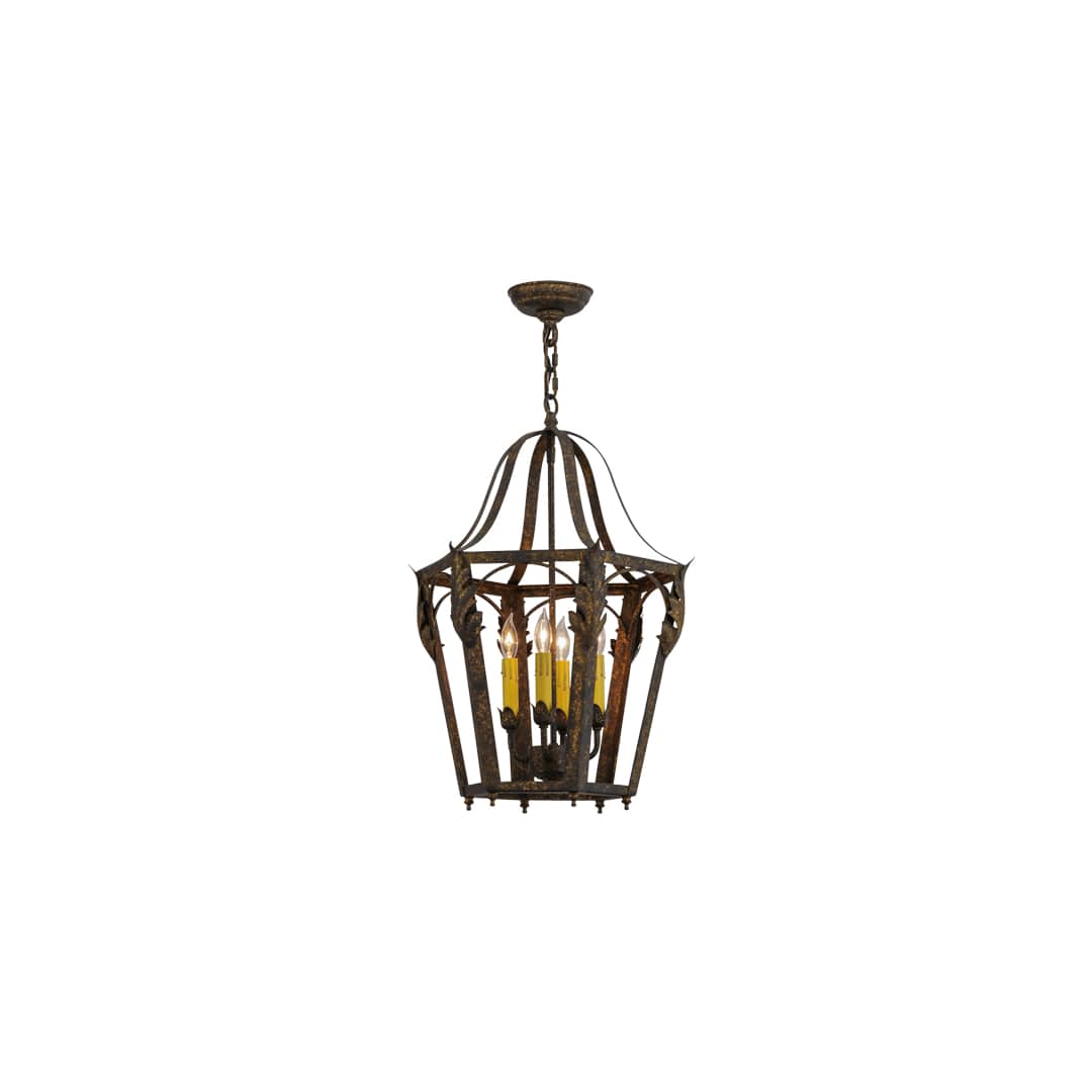 Acacia 4 Light 17" Wide Taper Candle Pendant