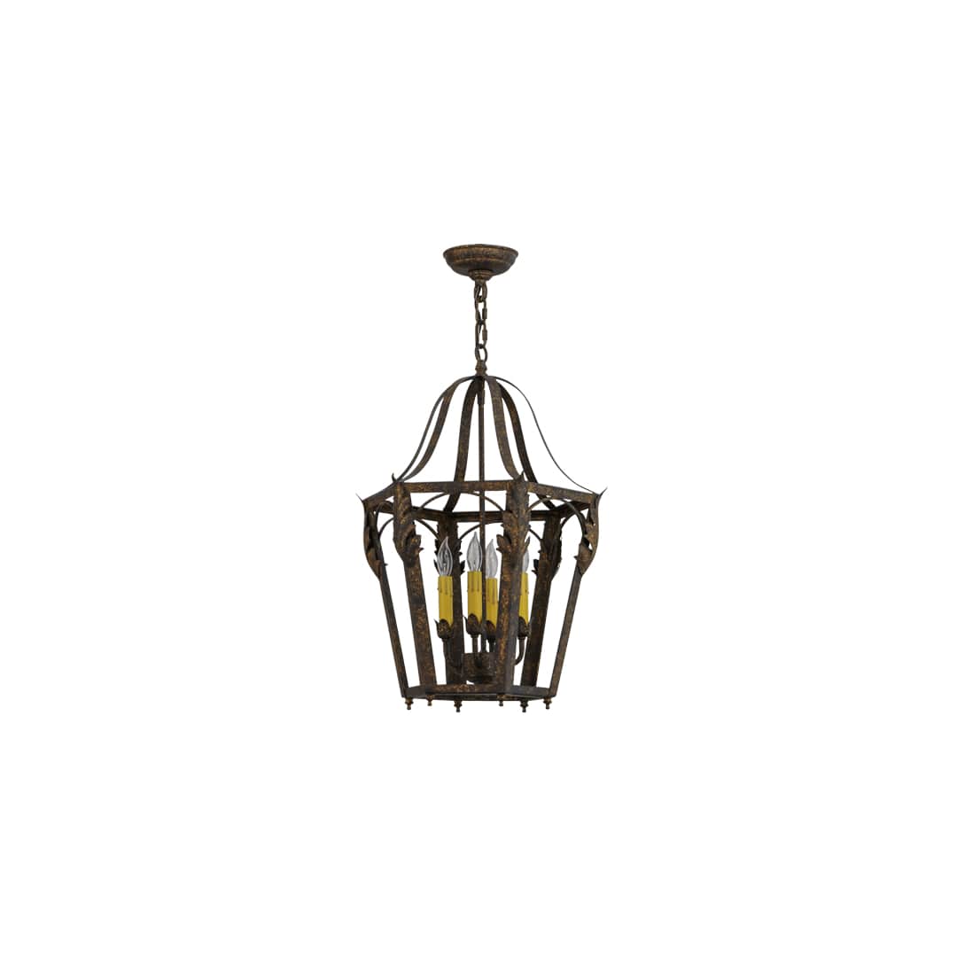 Acacia 4 Light 17" Wide Taper Candle Pendant