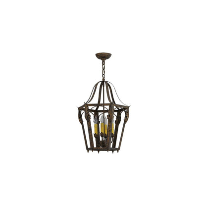 Acacia 4 Light 17" Wide Taper Candle Pendant
