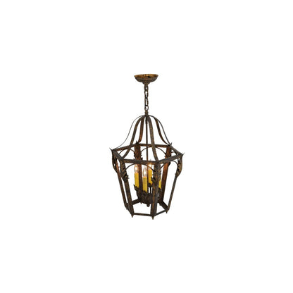 Acacia 4 Light 17" Wide Taper Candle Pendant