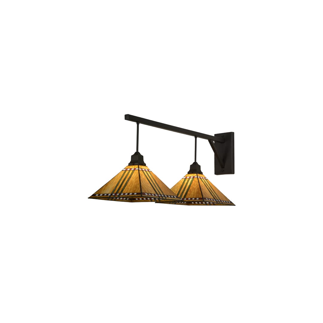 Prairie 2 Light 18" Tall Wall Sconce