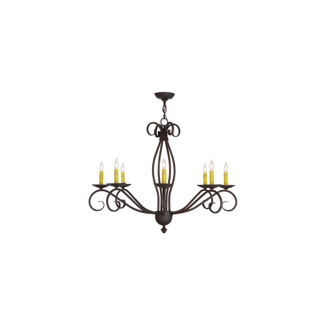 Sienna 8 Light 36" Wide Taper Candle Style Chandelier