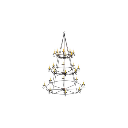Estrella 24 Light 60" Wide Taper Candle Style Chandelier