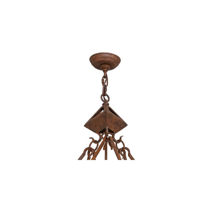 Moose at Dusk 8 Light 49" Wide Abstract Pendant