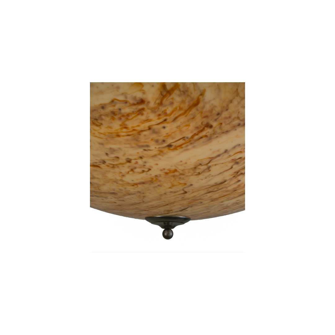 Madison 8 Light 36" Wide Semi-Flush Bowl Ceiling Fixture - Nickel Finish