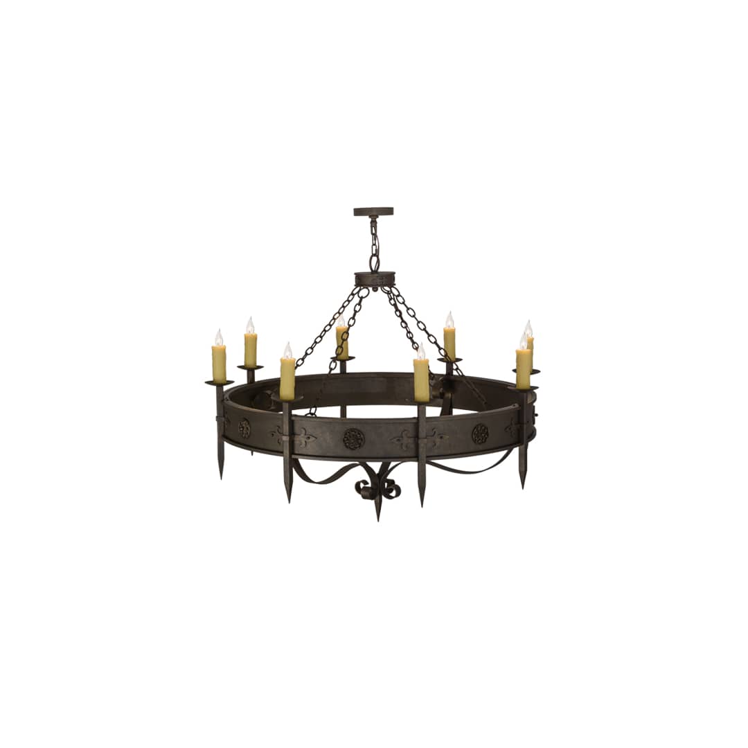 Calandra 8 Light 54" Wide Taper Candle Style Chandelier