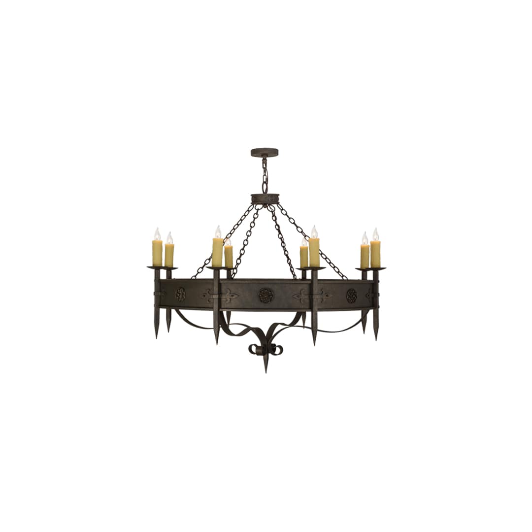 Calandra 8 Light 54" Wide Taper Candle Style Chandelier