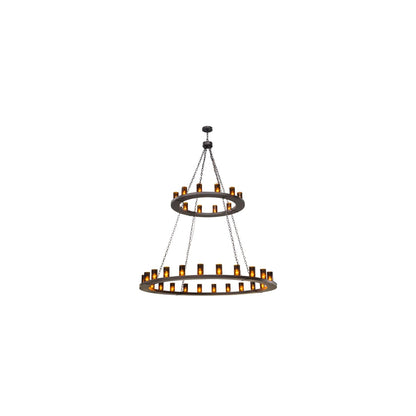 Loxley 36 Light 72" Wide Ring Chandelier