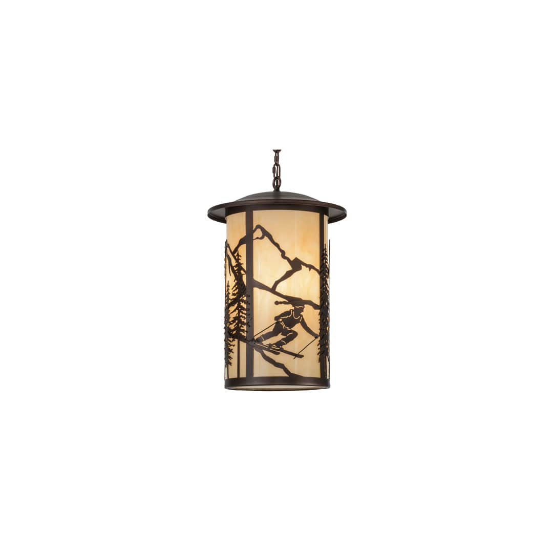 Fulton Skier 3 Light 16" Wide Pendant