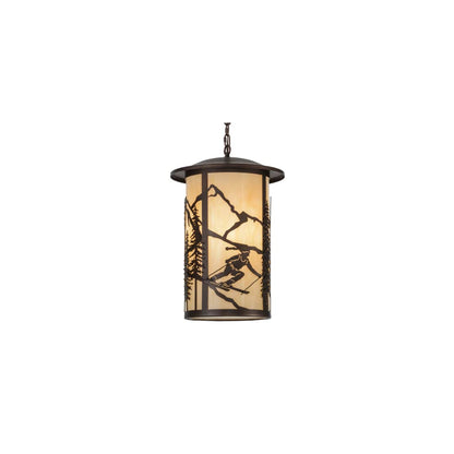 Fulton Skier 3 Light 16" Wide Pendant
