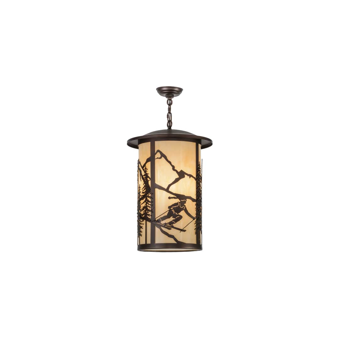 Fulton Skier 3 Light 16" Wide Pendant