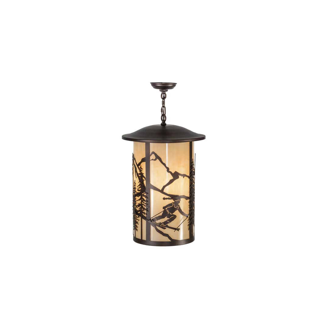 Fulton Skier 3 Light 16" Wide Pendant