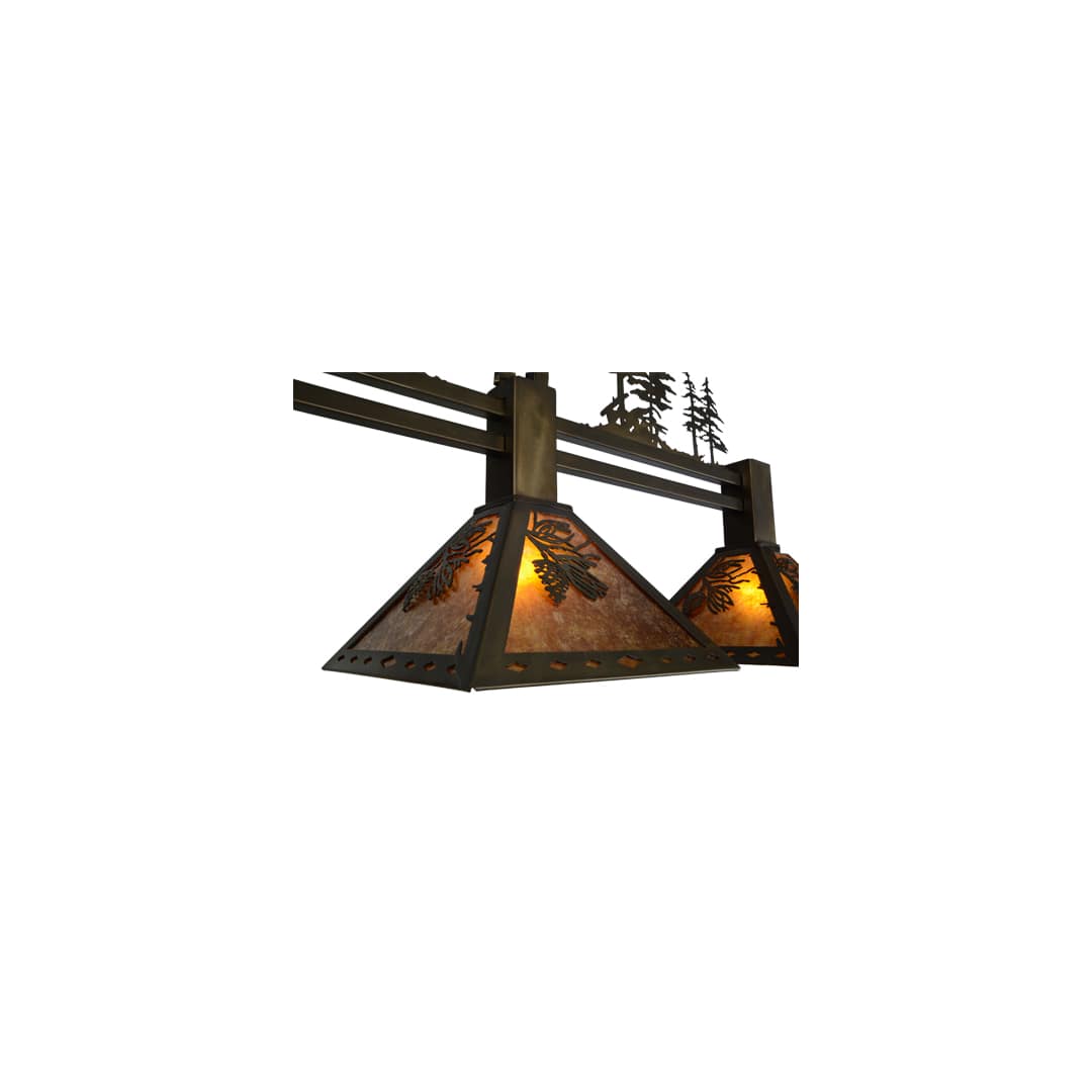 Tall Pines 3 Light 12" Wide Linear Pendant