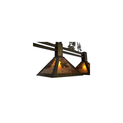 Tall Pines 3 Light 12" Wide Linear Pendant