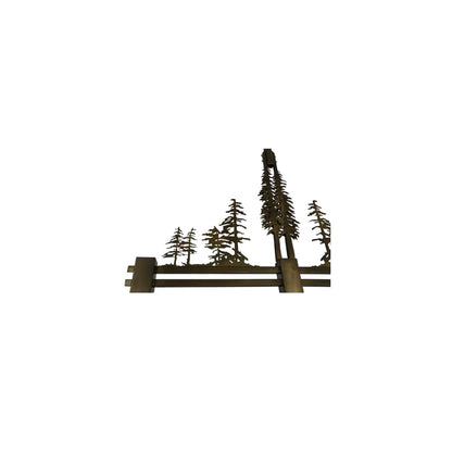 Tall Pines 3 Light 12" Wide Linear Pendant