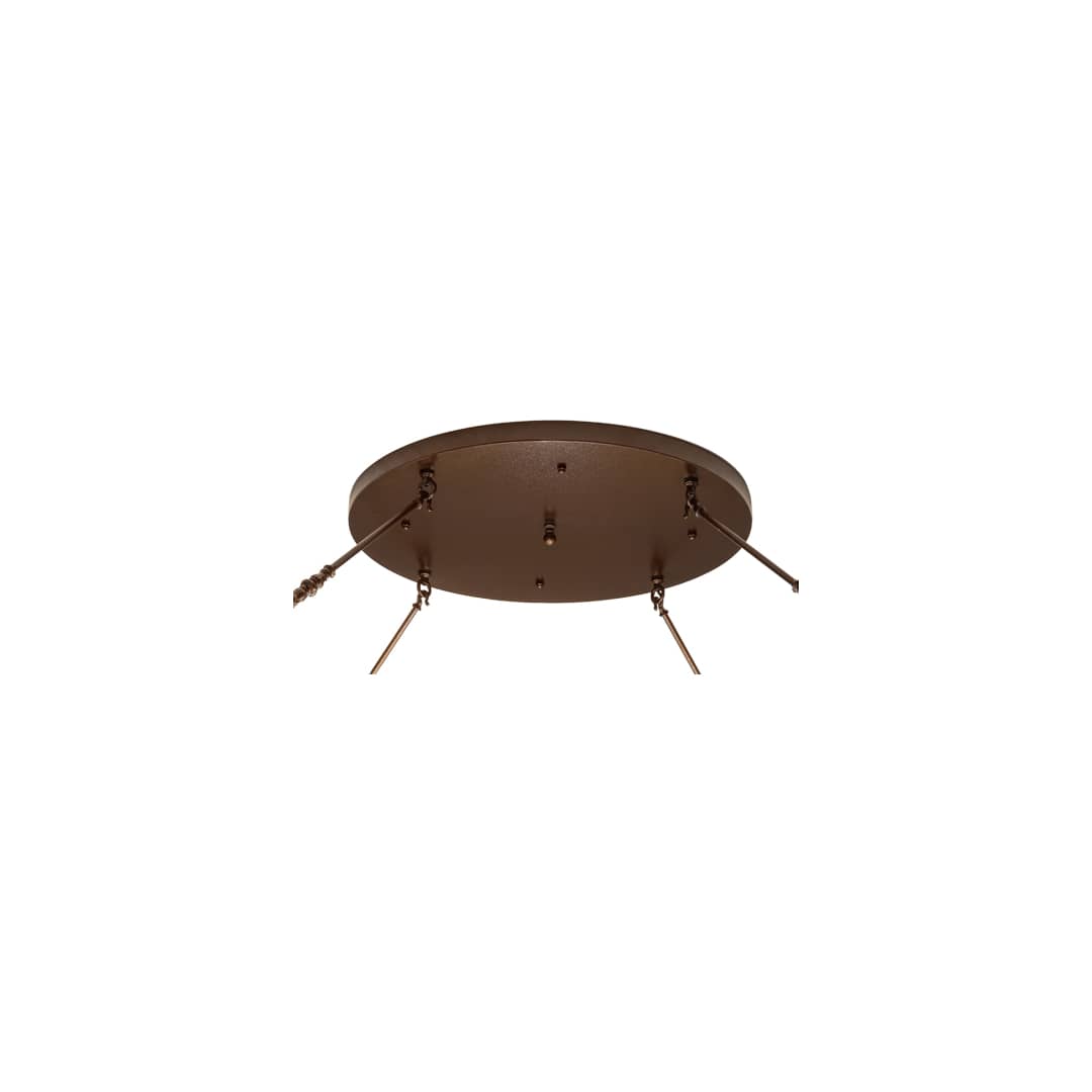 Commerce 8 Light 72" Wide Semi-Flush Bowl Ceiling Fixture - Copper Vein Finish