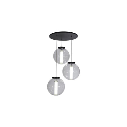 Cilindro 3 Light 34" Wide Multi Light Pendant