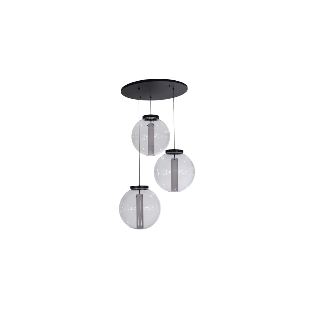 Cilindro 3 Light 34" Wide Multi Light Pendant