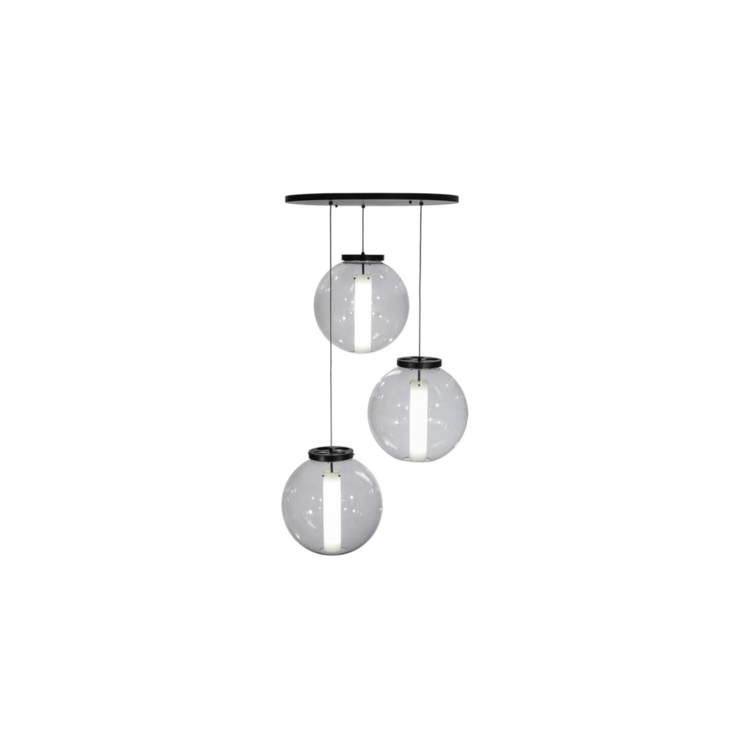 Cilindro 3 Light 34" Wide Multi Light Pendant