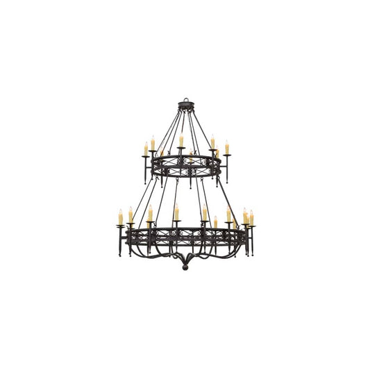 Gina 24 Light 70" Wide Taper Candle Style Chandelier