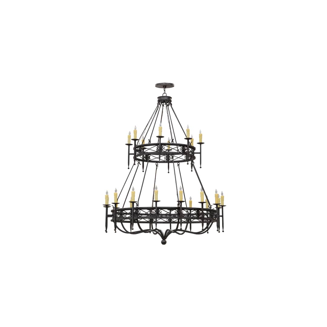 Gina 24 Light 70" Wide Taper Candle Style Chandelier