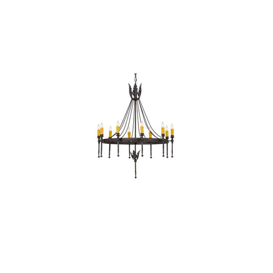 Amaury 10 Light 36" Wide Taper Candle Style Chandelier