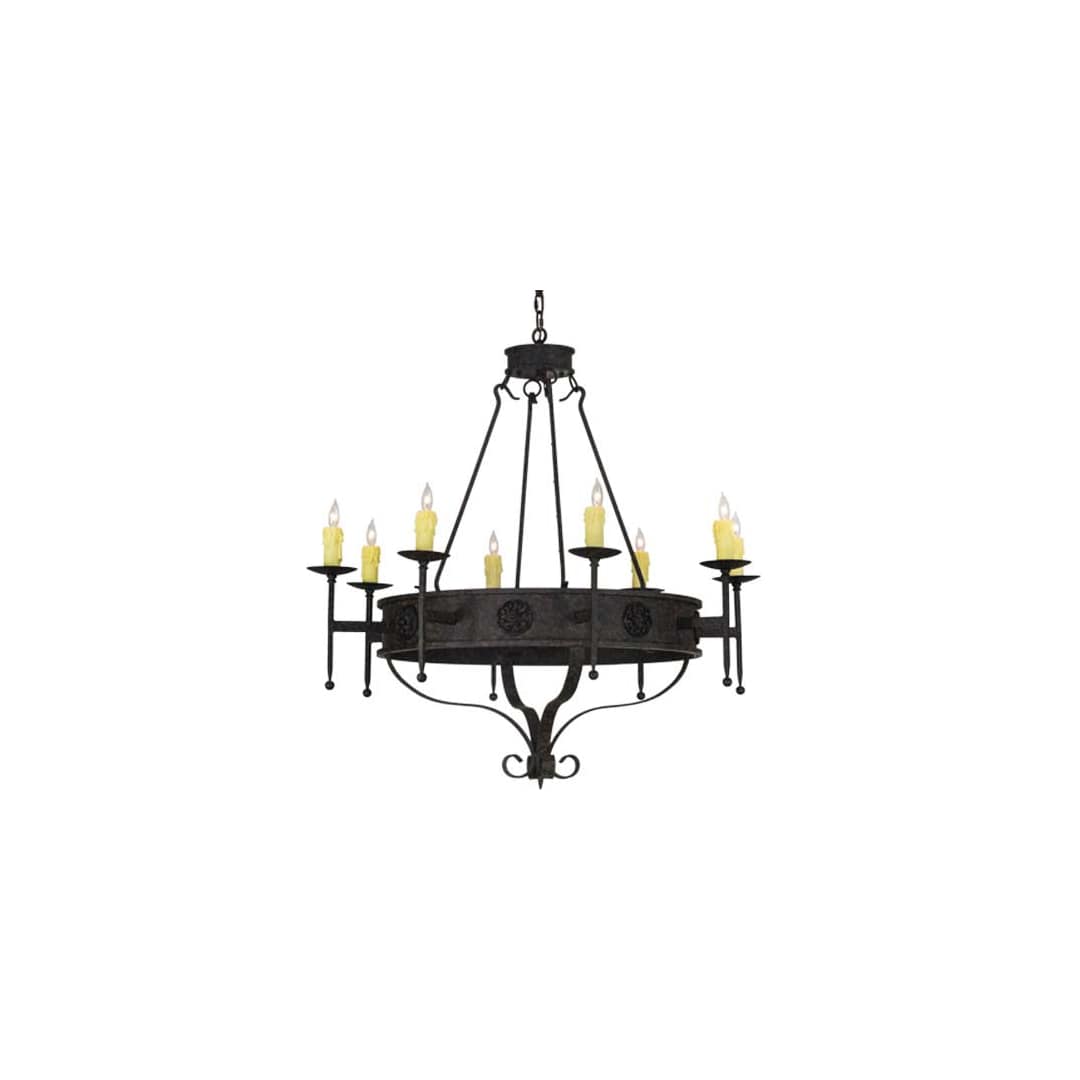 Lorenzo 8 Light 42" Wide Taper Candle Style Chandelier
