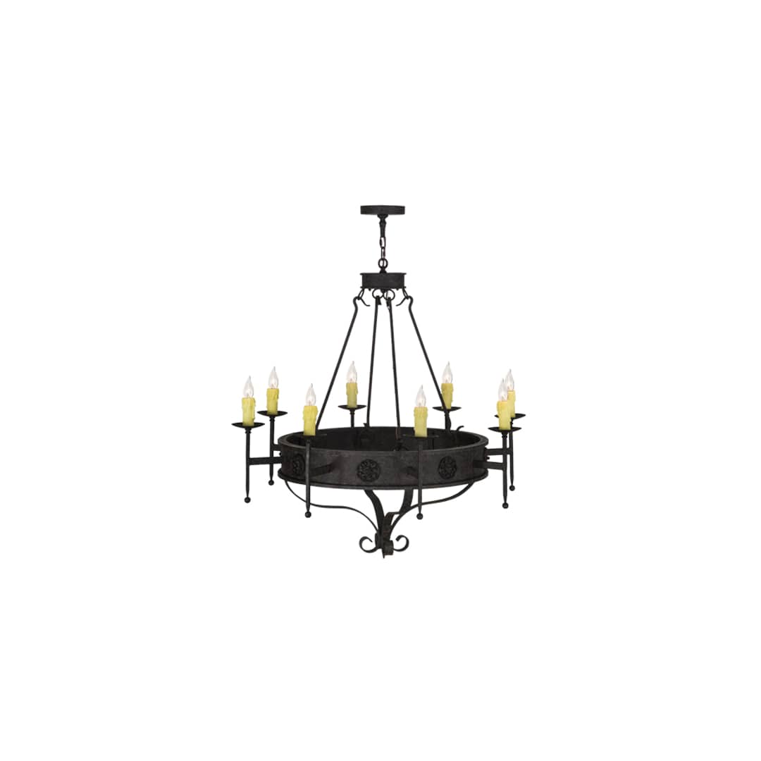 Lorenzo 8 Light 42" Wide Taper Candle Style Chandelier