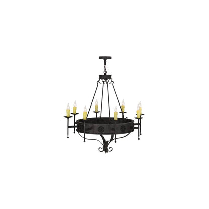 Lorenzo 8 Light 42" Wide Taper Candle Style Chandelier