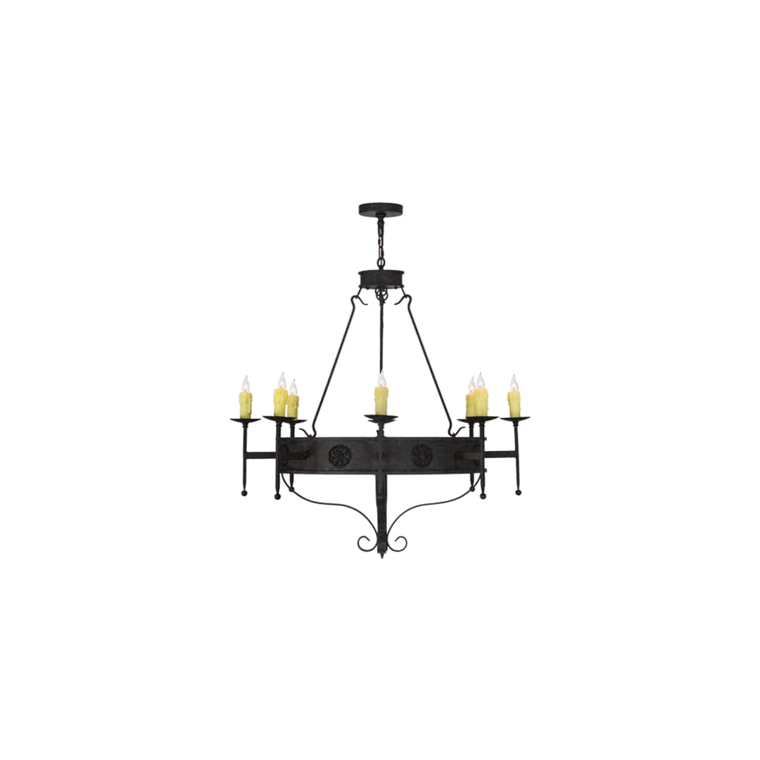 Lorenzo 8 Light 42" Wide Taper Candle Style Chandelier