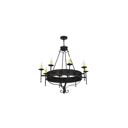 Lorenzo 8 Light 42" Wide Taper Candle Style Chandelier