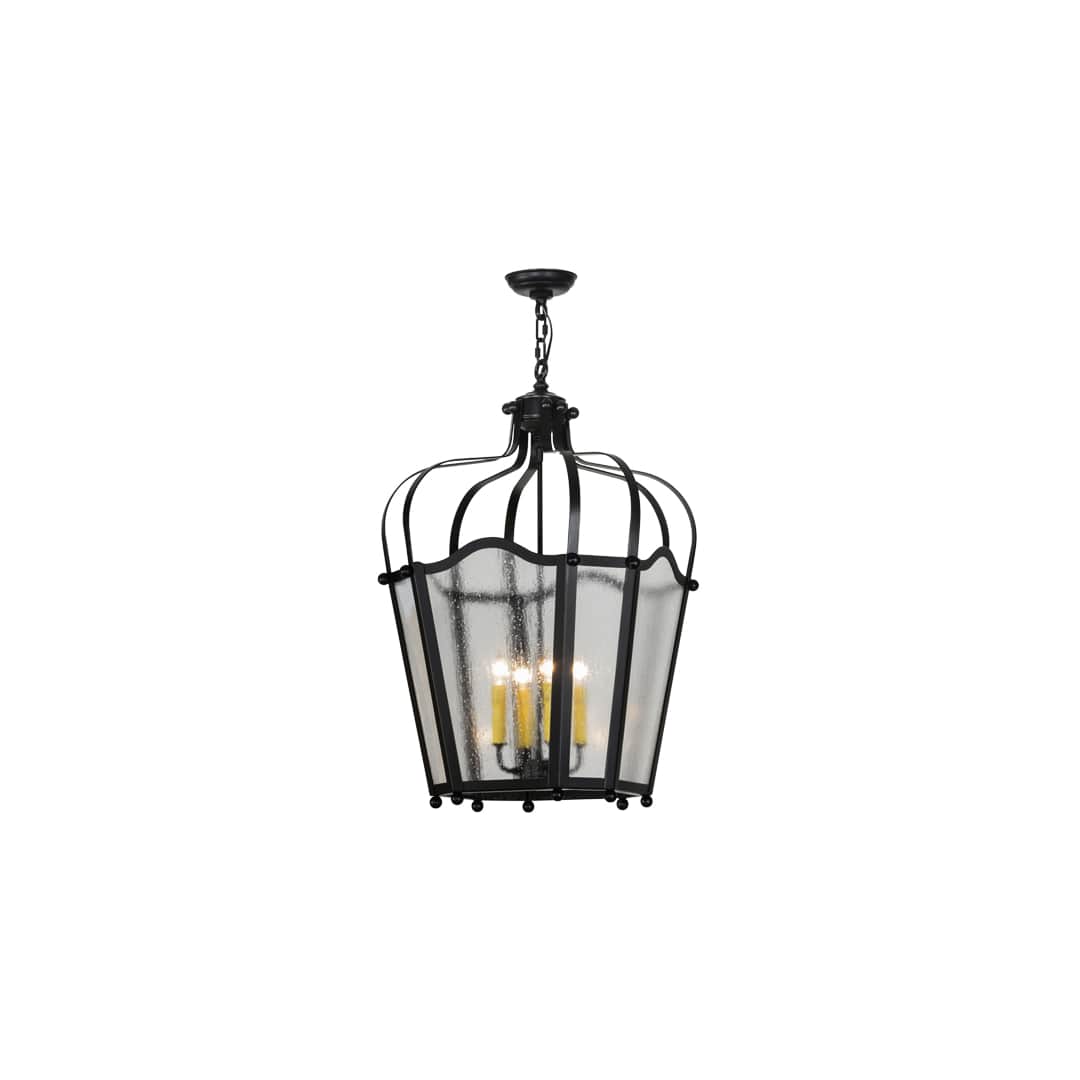 Citadel 4 Light 23" Wide Taper Candle Pendant