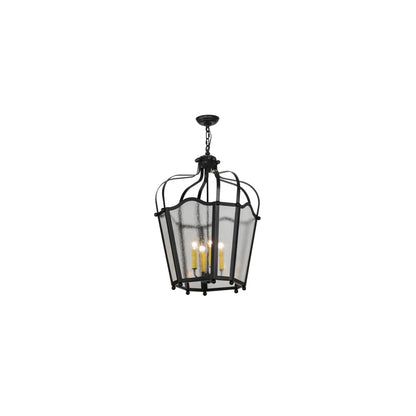 Citadel 4 Light 23" Wide Taper Candle Pendant