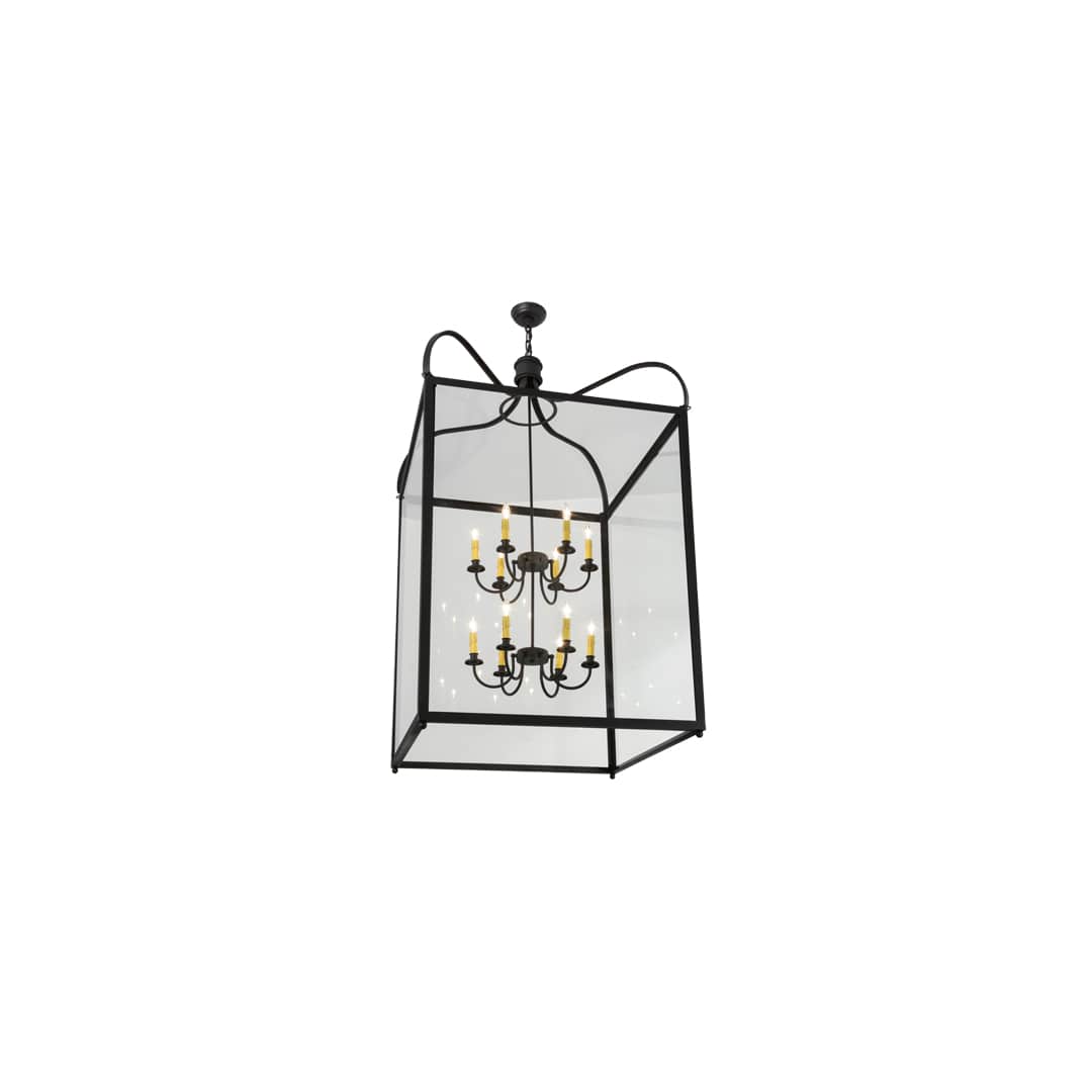 Rennes 12 Light 45" Wide Taper Candle Pendant