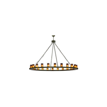 Loxley 24 Light 72" Wide Ring Chandelier