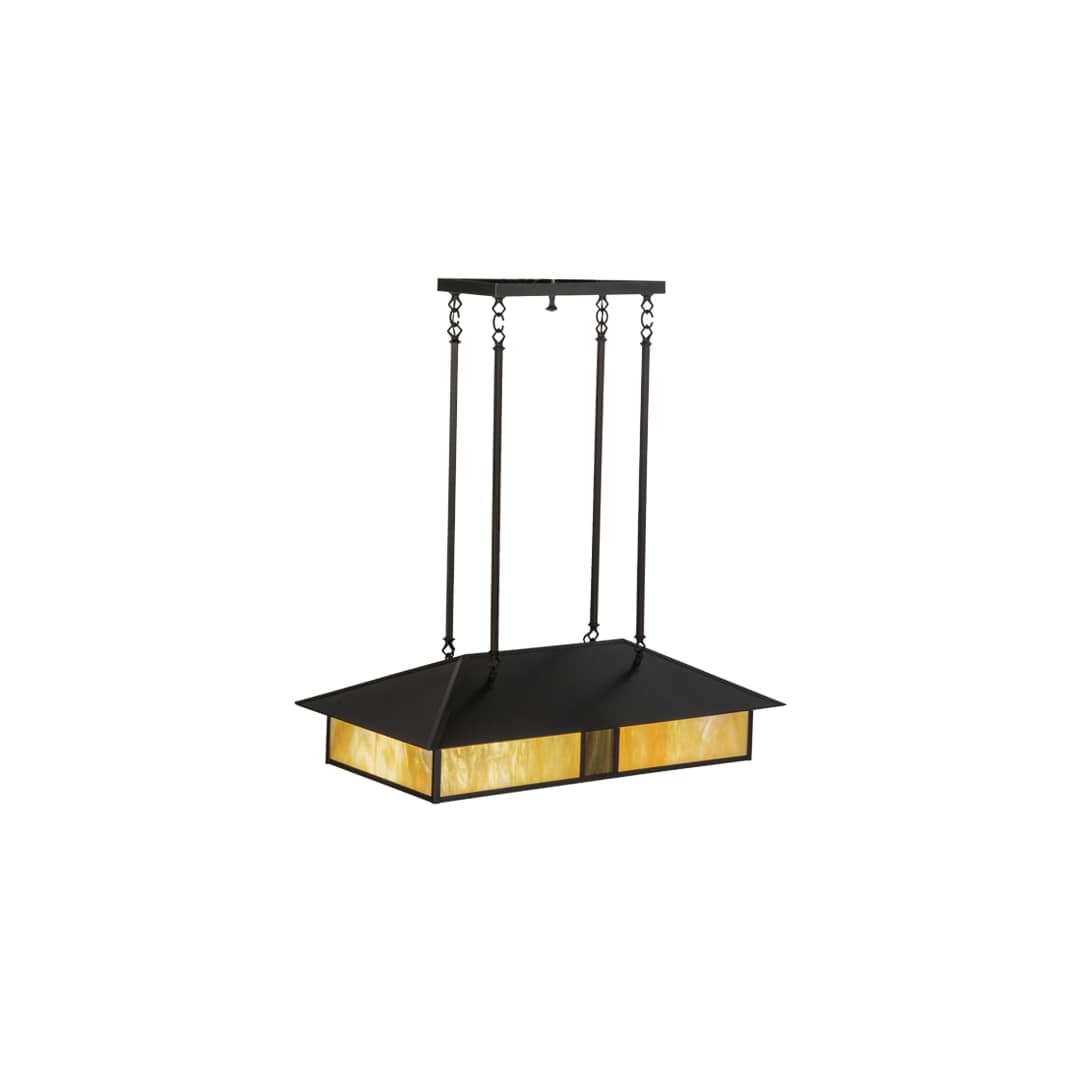 Mission 4 Light 20" Wide Linear Pendant