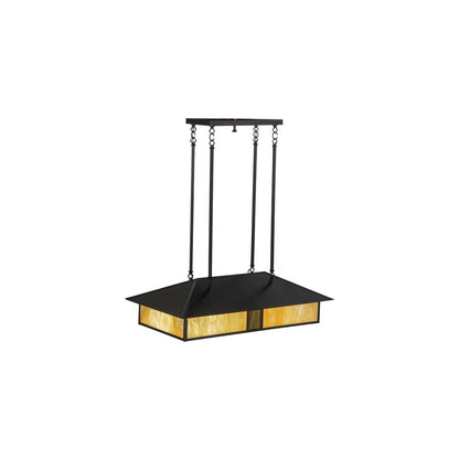 Mission 4 Light 20" Wide Linear Pendant