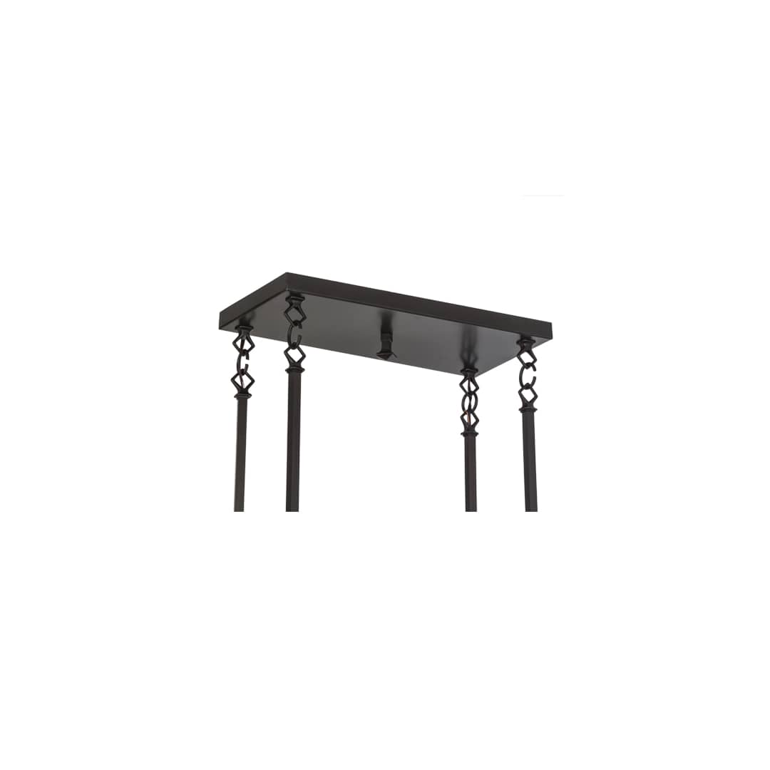 Mission 4 Light 20" Wide Linear Pendant