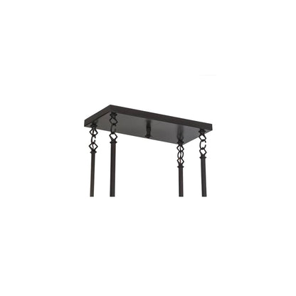 Mission 4 Light 20" Wide Linear Pendant