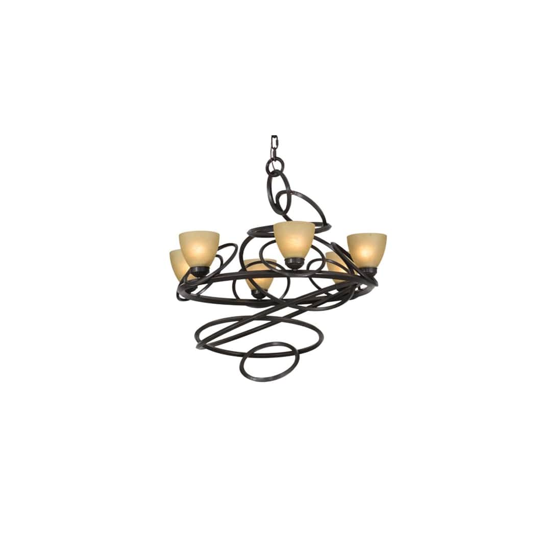 Anneau 6 Light 29" Wide Ring Chandelier