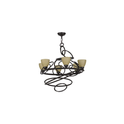 Anneau 6 Light 29" Wide Ring Chandelier